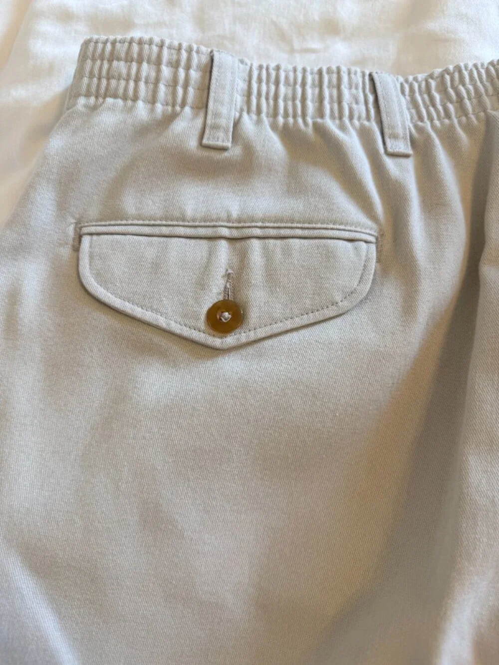 44x29 Khaki Beige Taupe Comfort Expandable Stretched Elastic Waist Men Pants